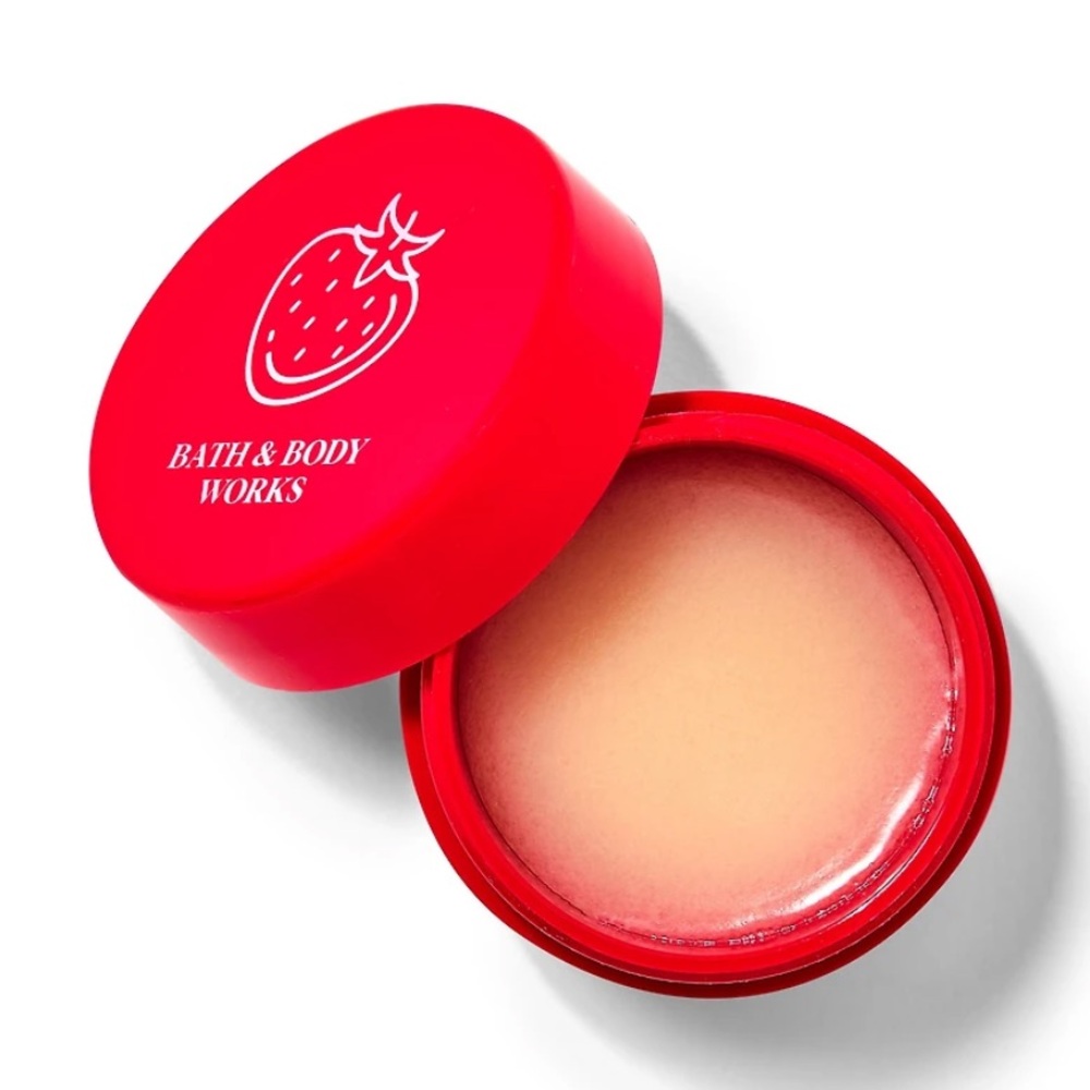 Bath & Body Works Strawberry Poundcake Exfoliating Lip Scrub NEW SEALED - Picture 3 of 3